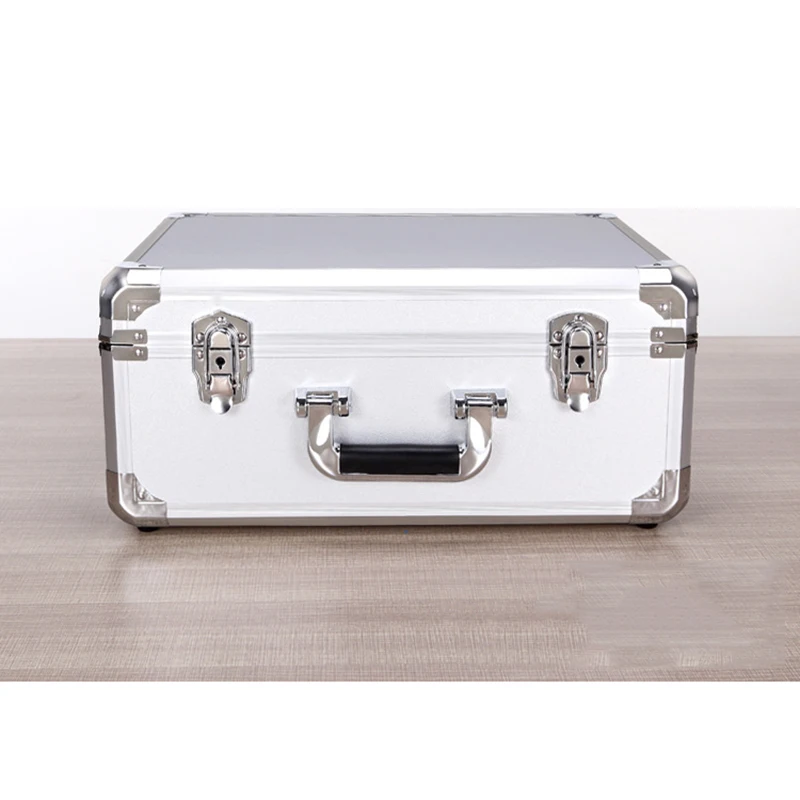 450*360*200mm Tool Box Aluminum Alloy Hardware Toolbox Large Capacity Tool Case Suitcase File Box Portable Storage Case