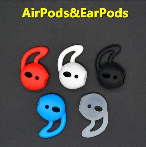 New Earphone Case Earbuds Cover for  I8 Phone X 8 7 6 Plus 5 SE Earpods Headphone Eartip Ear Wings Hook Cap Earhook