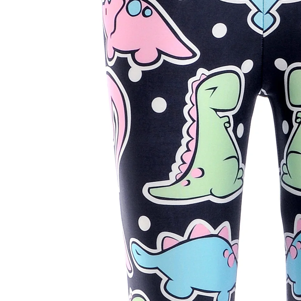 Digital Printing Cute Cartoon Dinosaur Sexy DDLG Leggings Pants