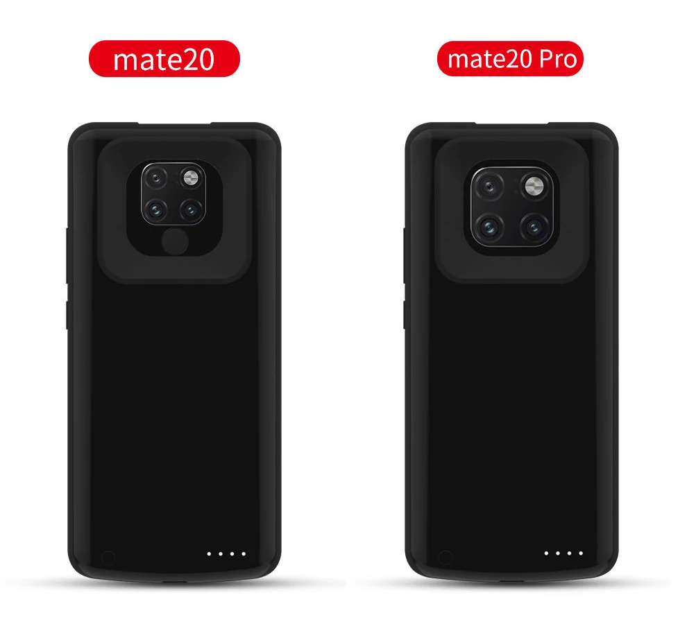Чехол с аккумулятором для Huawei Mate 20 Pro, тонкий Ударопрочный силиконовый мягкий чехол с рамкой, внешний аккумулятор, чехол для зарядки