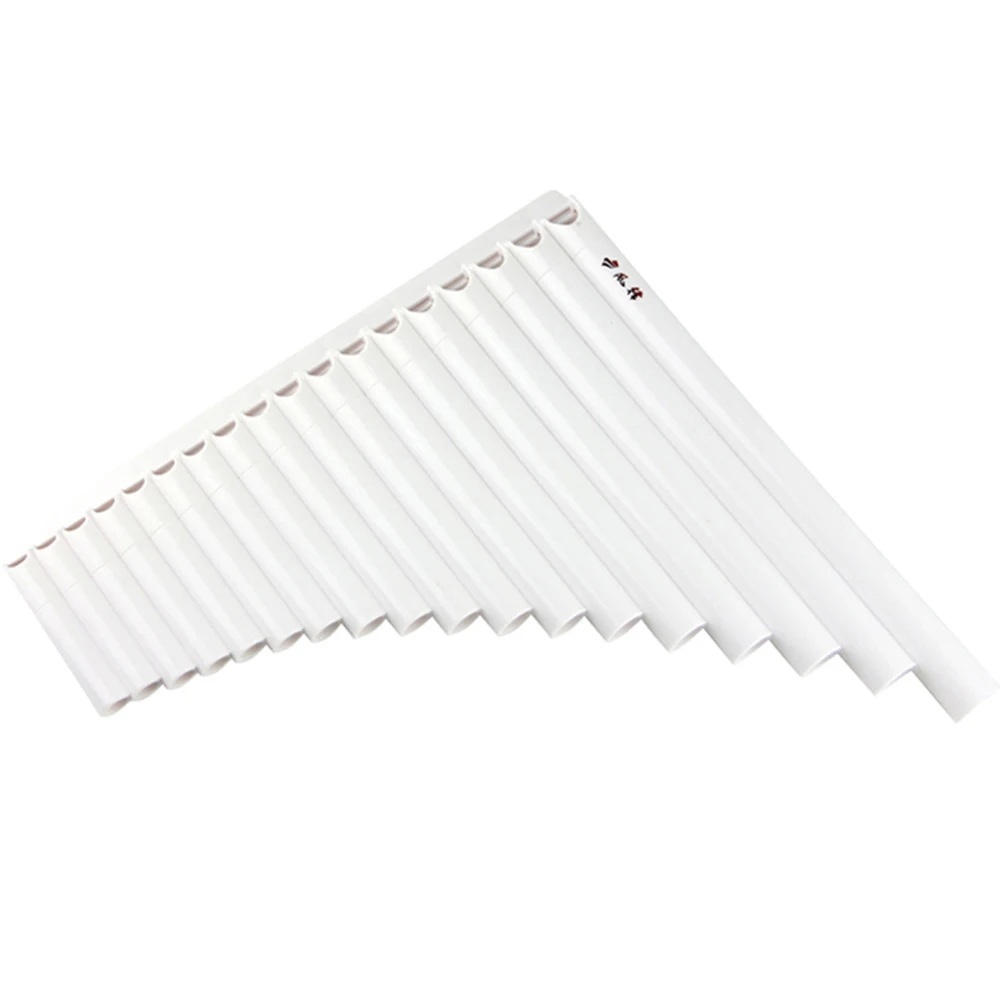 18 Pipes Pan Flute Eco-friendly Resin C Key 16 Tube Panflute Easy Learning for Children Music Instrument Gift