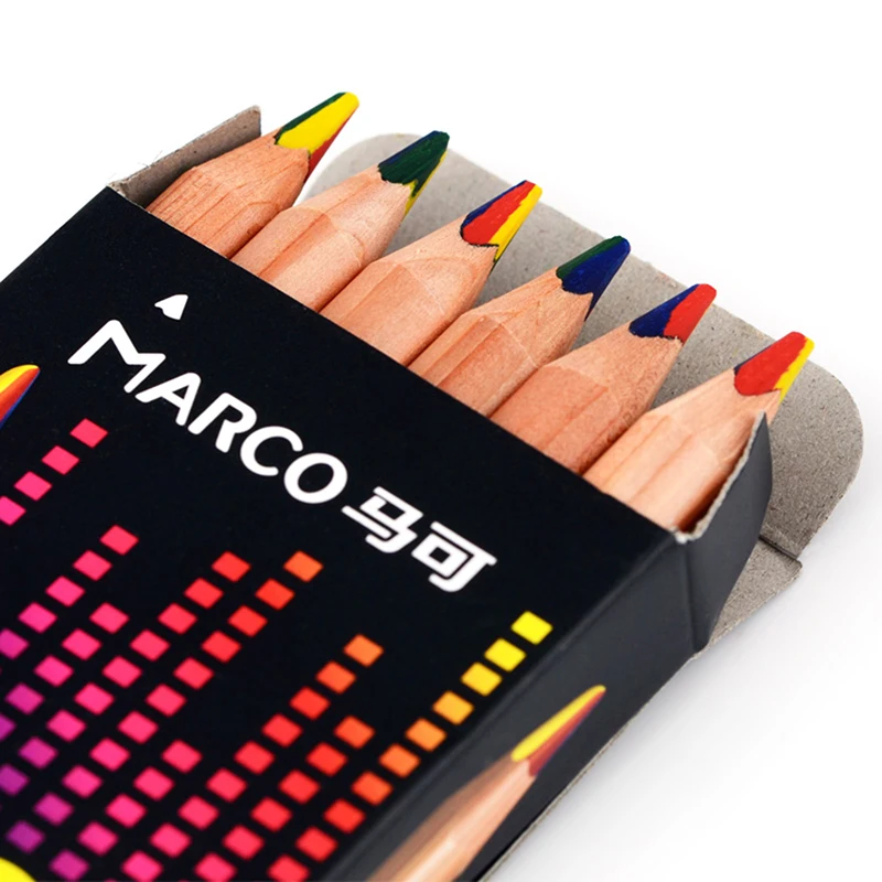 MARCO mark four 6403 color core thick triangular color pencil