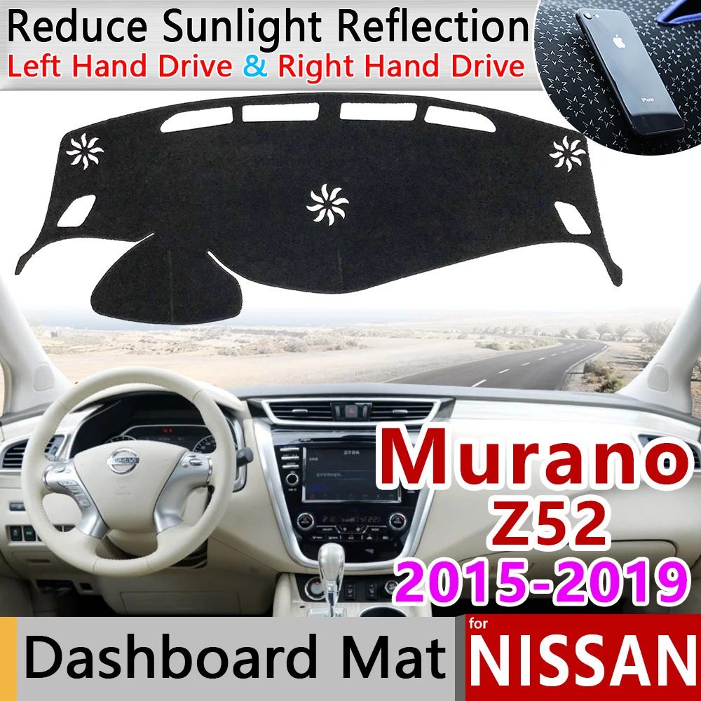 

for Nissan Murano Z52 2015 2016 2017 2018 2019 Anti-Slip Mat Dashboard Cover Pad Sunshade Dashmat Protect Carpet Car Accessories