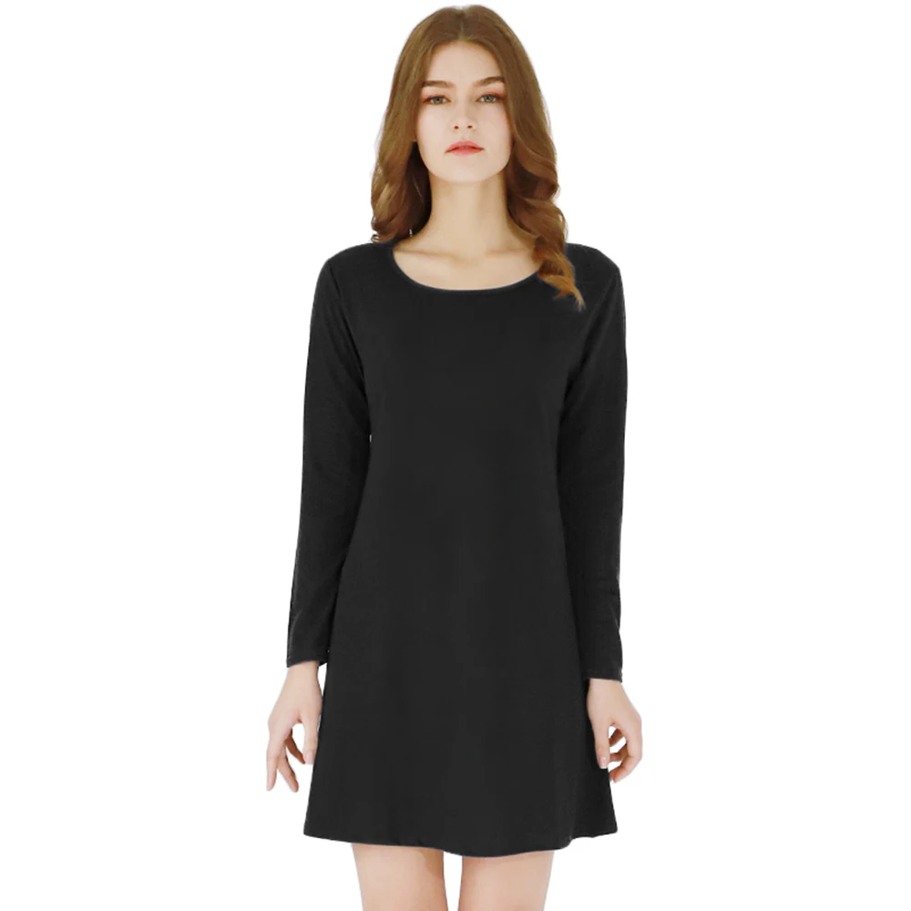 YMING – robe à manches longues pour femmes, grande taille, décontractée, plage, bureau, fête, chemise blanche, vêtements féminins, grande taille