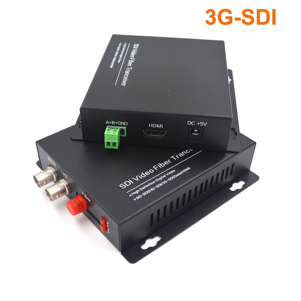 3G/HD SDI Video Optical Media Converters with 1080P HDMI TX and RX 1310/1550nm FC  -Video Audio HDMI signal over fiber 20Km