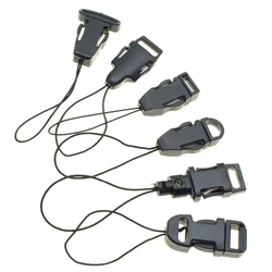 10pcs Camera Straploop Quick Release Clipneck Adapter Connector System Lanyard Belt Buckles Clips Sling Eyelet Loops