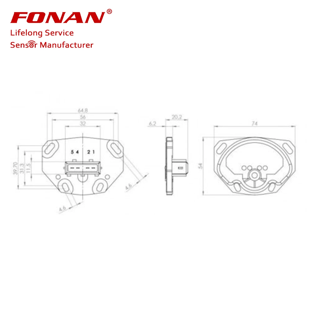 TPS Throttle Position Sensor For FIAT TIPO 1.6ie 1992 PEUGEOT 106 1.0 1994-1996 VW Volkswagen GOLF GL 1.8 MONOPONTO 1996 9946344