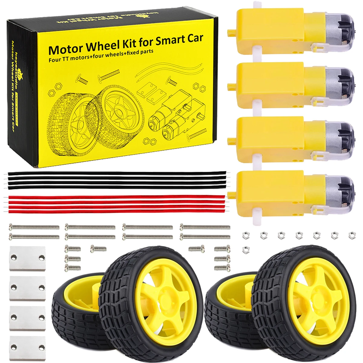 Free shipping! Keyestudio Robot car Smart car accessories accessory kits/repair kits for Robot car