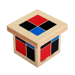 Baby Toy Montessori Materials Binomial Cube for Early Childhood Educational Preschool Training Learning Toys for Baby Great Gift