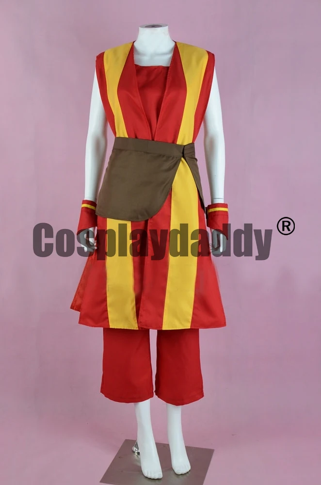 

Avatar: The Last Airbender Toph Beifong Fire Nation Version Outfit Cosplay Costume F006