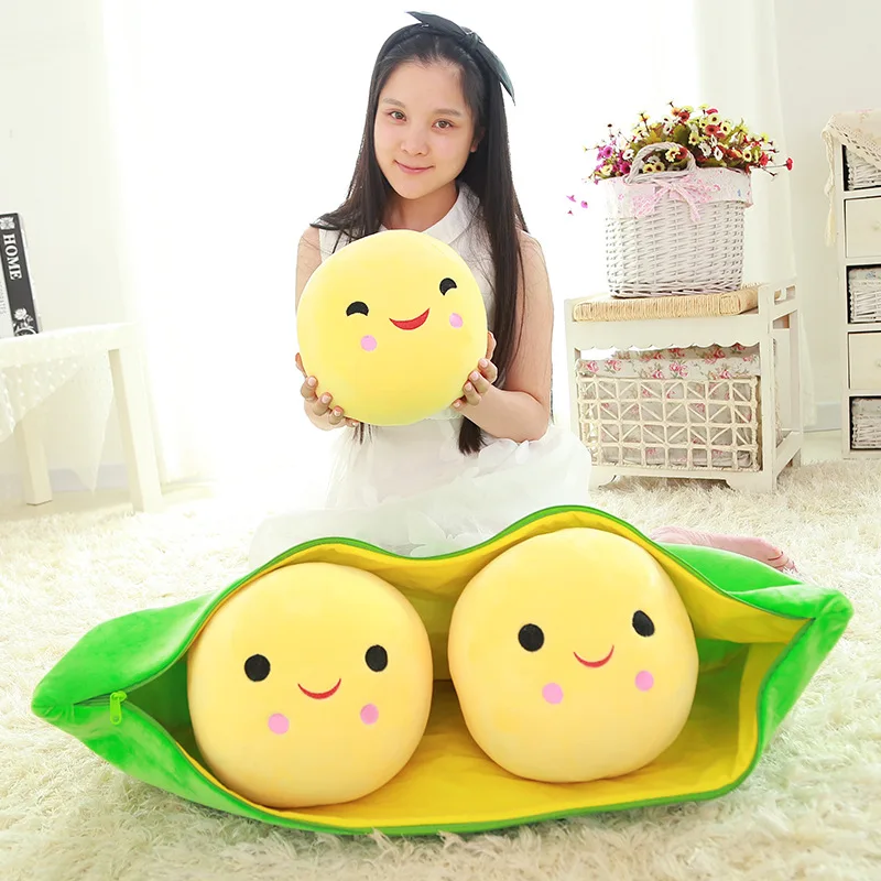 huge lovely plush peas pillow stuffed green peas toy gift doll about 90cm