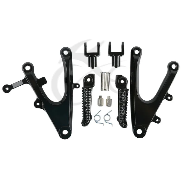 Aluminum alloy Front Rider Footrests Bracket Foot Pegs For YAMAHA YZF R1 2004 2005 2006