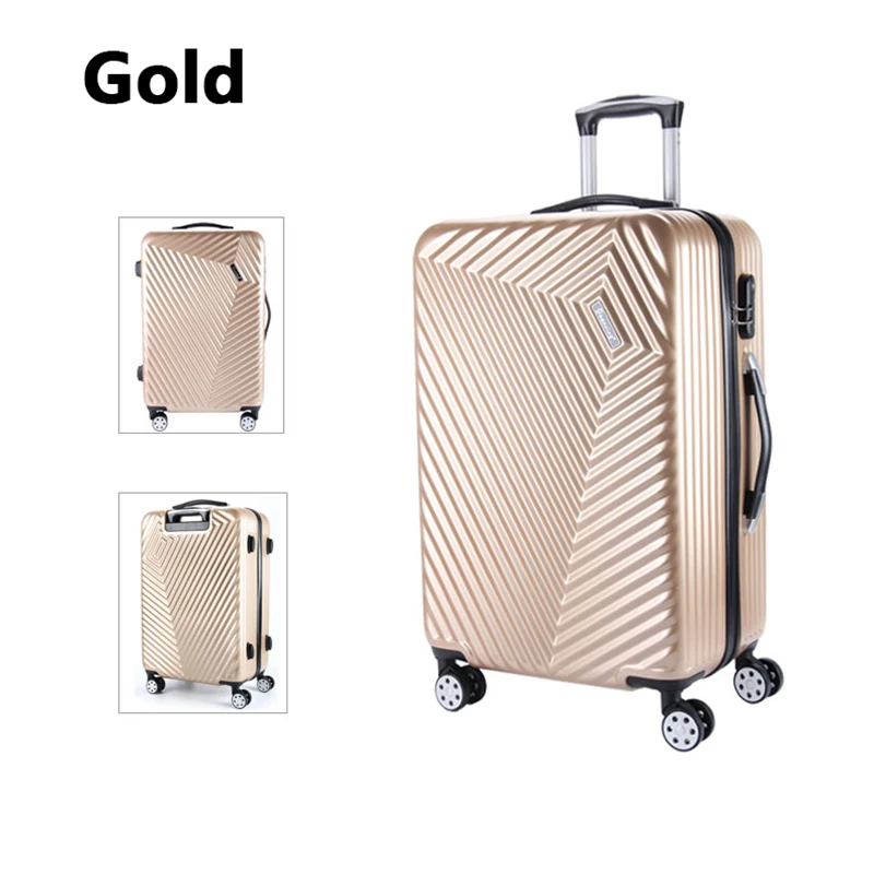 LeTrend Women Korea Rolling Luggage Spinner password Trolley Suitcase Wheels 20 inch Carry On Travel Bag Men Trunk