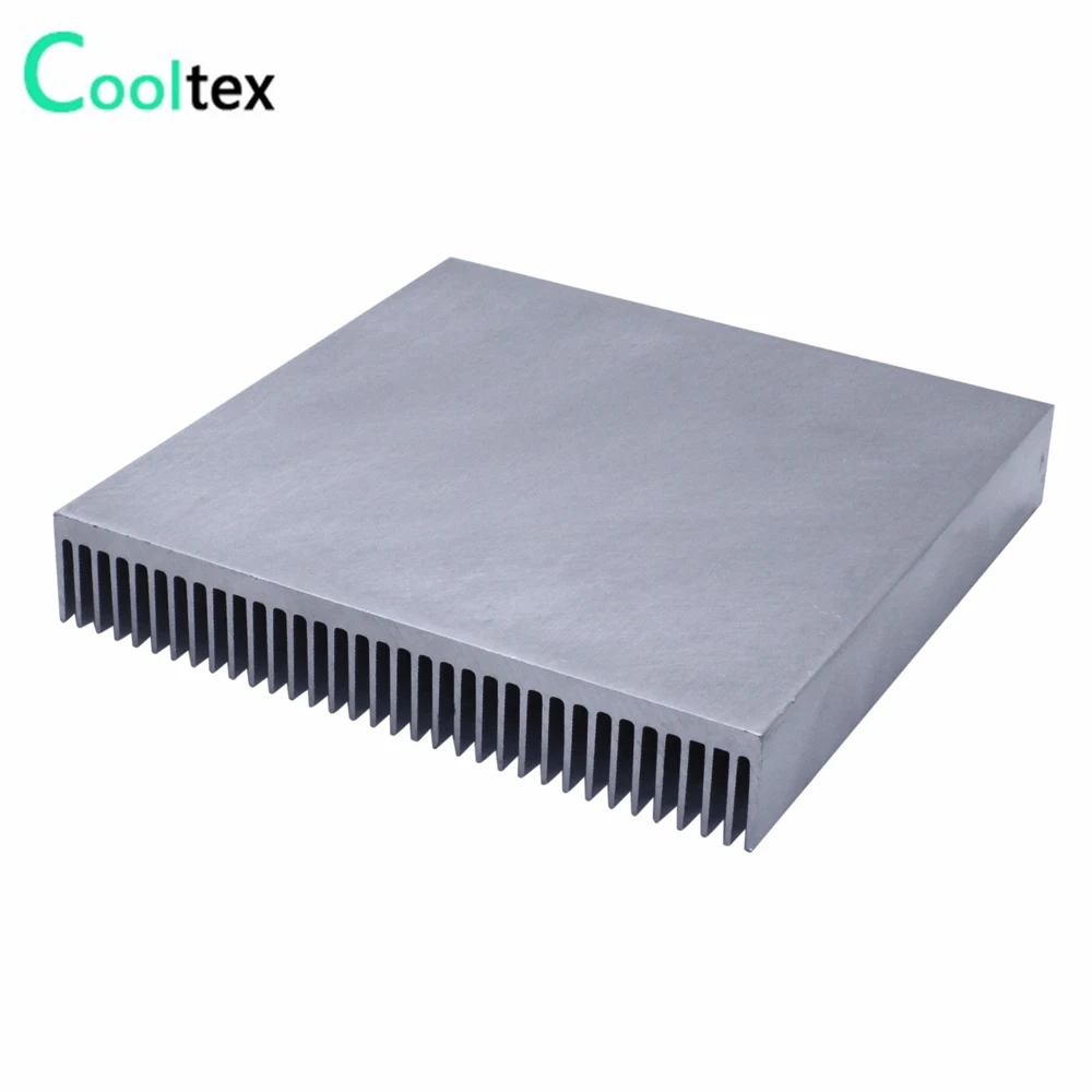 Hohe qualität 90x90x15mm kühler Aluminium kühlkörper Extrudierten kühlkörper für LED Elektronische integrierte schaltung kühler kühlung – Detail 3