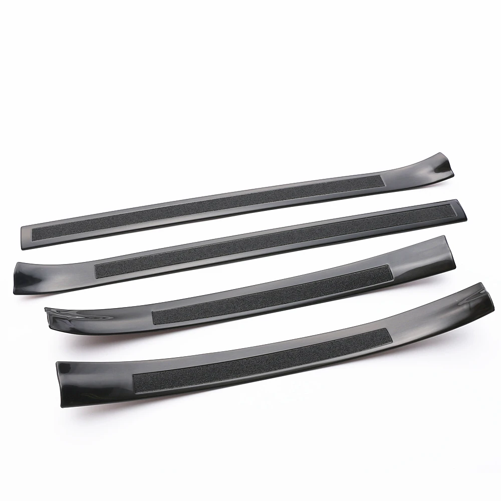 4PCS SUS304 Stainess Steel Door Sill Scuff Plate Guard Cover Trim Car Styling Accessories For NISSAN NOTE E12 2016 on