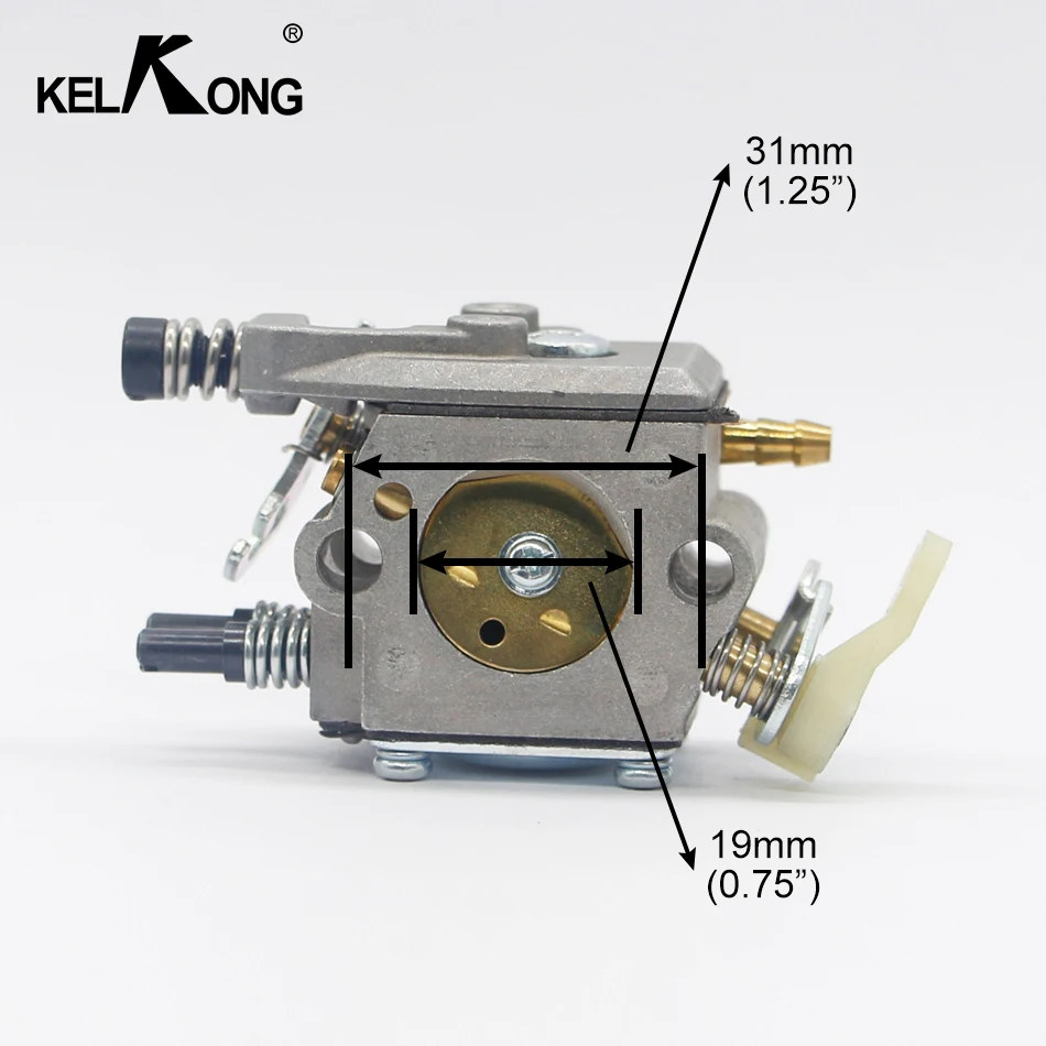 KELKONG Carburetor Fits Husqvarna 51 55 50 Replace Walbro WT-170 WT-223 Chainsaw 503281504 Carby Replaces Zama C15-51