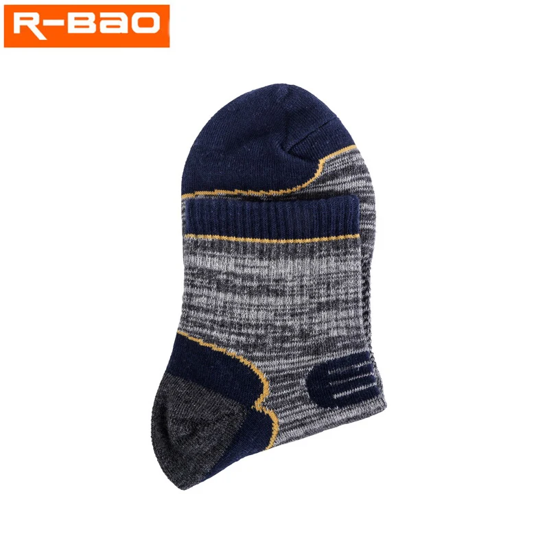 R-BAO 1 Pair Summer Cotton Outdoor Climbing Fishing Camping Hiking Socks Quick-dry Ankle Protector Sports Socks For Women Men