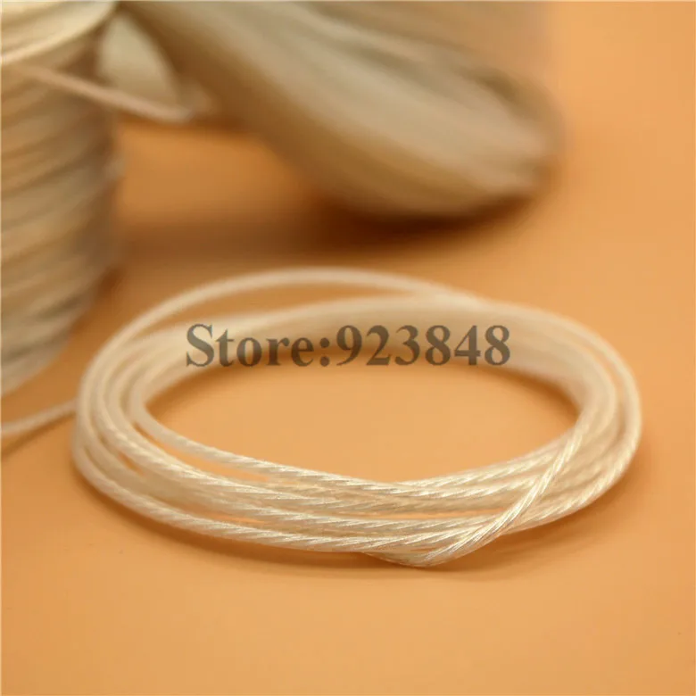 Single crystal copper silver plated wire DIY audio cable headphone cable two / three / four core 5meters