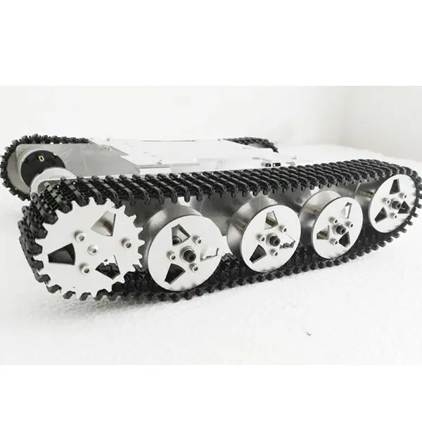 Aluminum Alloy Robot Tank Crawler Chassis For Arduino Education Competition