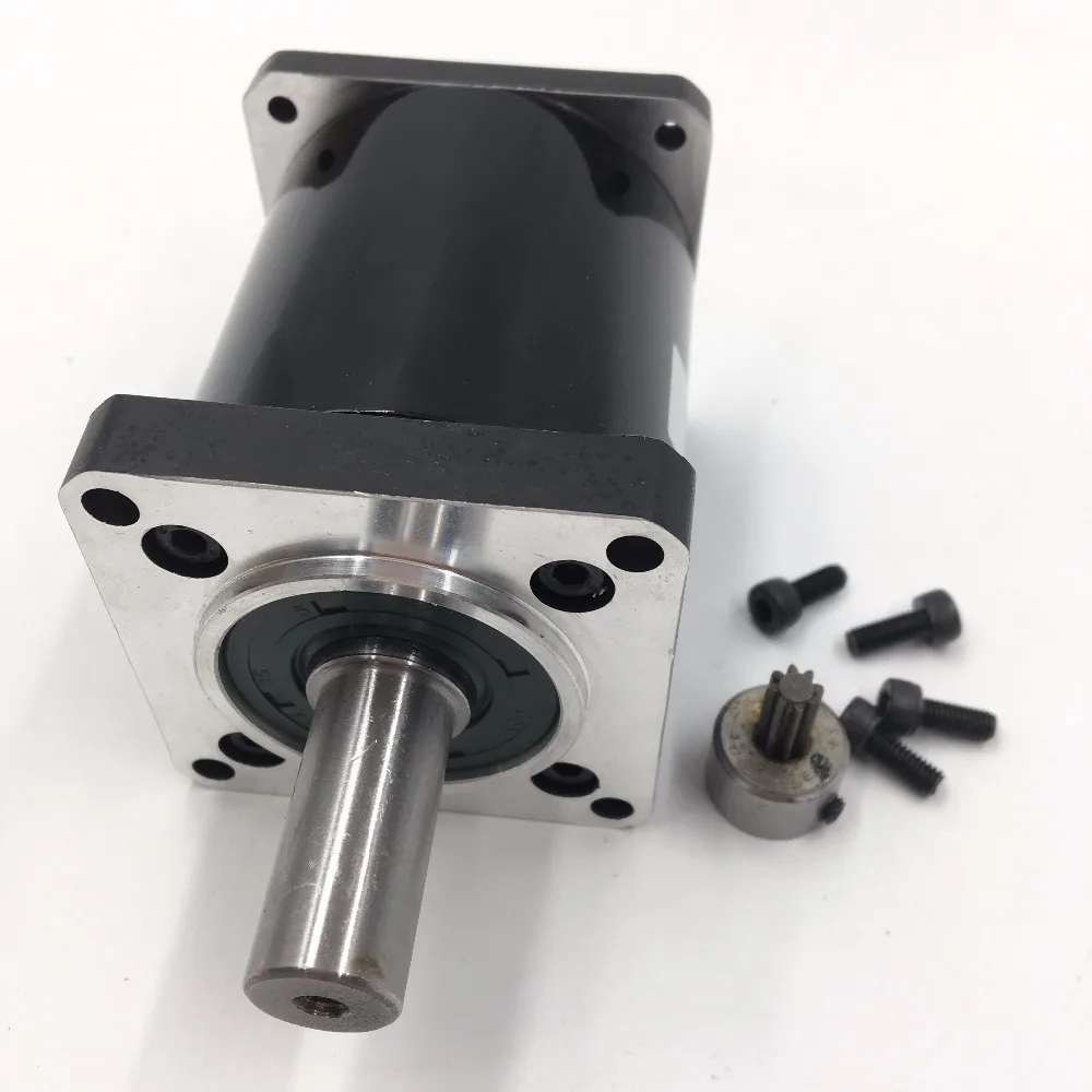 

Planetary Gearbox Gear Ratio 100:1 Nema23 Speed Reducer Shaft 14mm L70mm Geared Reducer for Nema23 Stepper Motor