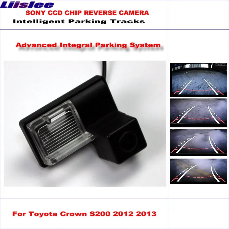 

AUTO Rear Camera For Toyota Crown S200 2012 2013 Intelligent Parking Tracks Backup Reverse / Dynamic Guidance Tragectory