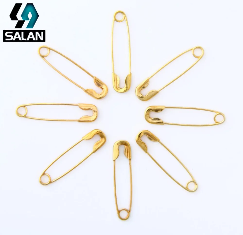 Manufacturers wholesale gourd pin copper / gold / silver safety pin 19mm tag pin