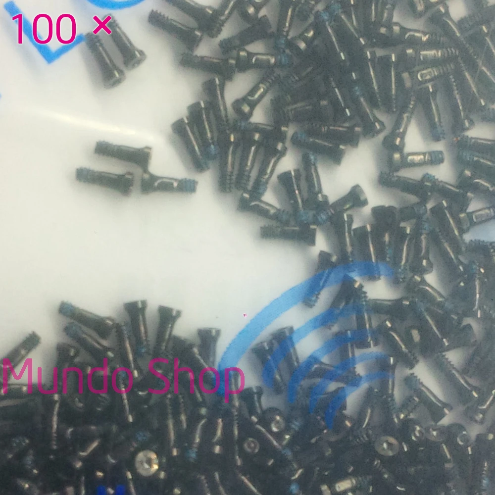 Original waterproof Pentalobe Screws For Apple iPhone 7 Plus 7 Bottom Pentalobe water proof Screws Replacement Black, 100pcs/lot