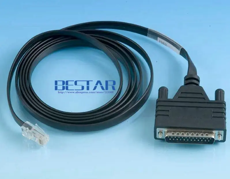 1.8เมตร6FT DB 25เพื่อRJ 45เราเตอร์เครือข่ายสายCAB-CONAUXคอนโซลสำหรับซิสโก้เราเตอร์RS232 DB25ชายrj45ชาย