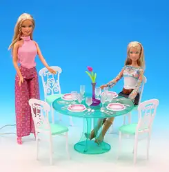 for 30cm dining table princess furniture kitchen accessories bjd doll dining table set chair miniature