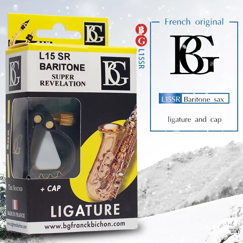 France original BG ligature Bb soprano tenor alto baritone saxophone clarinet mouthpiece Use L12SR L13SR L14SR L15SR L4SR L24RJ