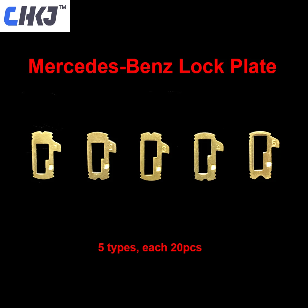 CHKJ 100pcs/lot Car Lock Reed Plate For Mercedes Benz For Honda Half Locking Plate Auto Lock Repair Accesories Locksmith Tool