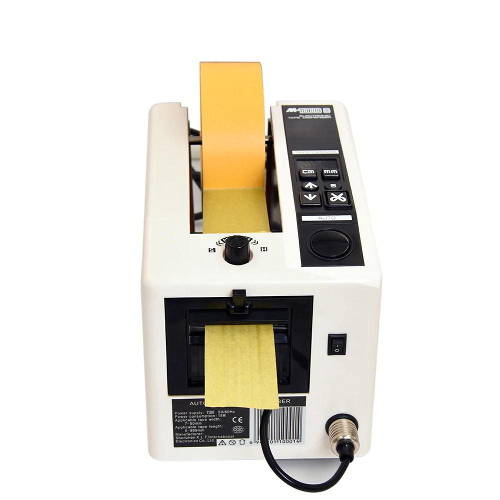 

Knokoo Tape Dispenser M1000S Automatic Tape Cutter Machine for 7~50mm Wide and Length 5-999mm 220V/110V Office Equipment