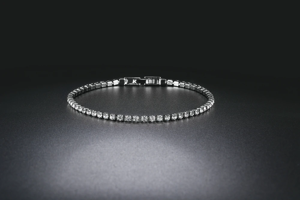 Mode Multicolor Tennis Armband für Frauen 2,5mm Zirkonia Charme Designer Tennis Kette Männer Armband Hochzeit Schmuck KC128 – Detail 3
