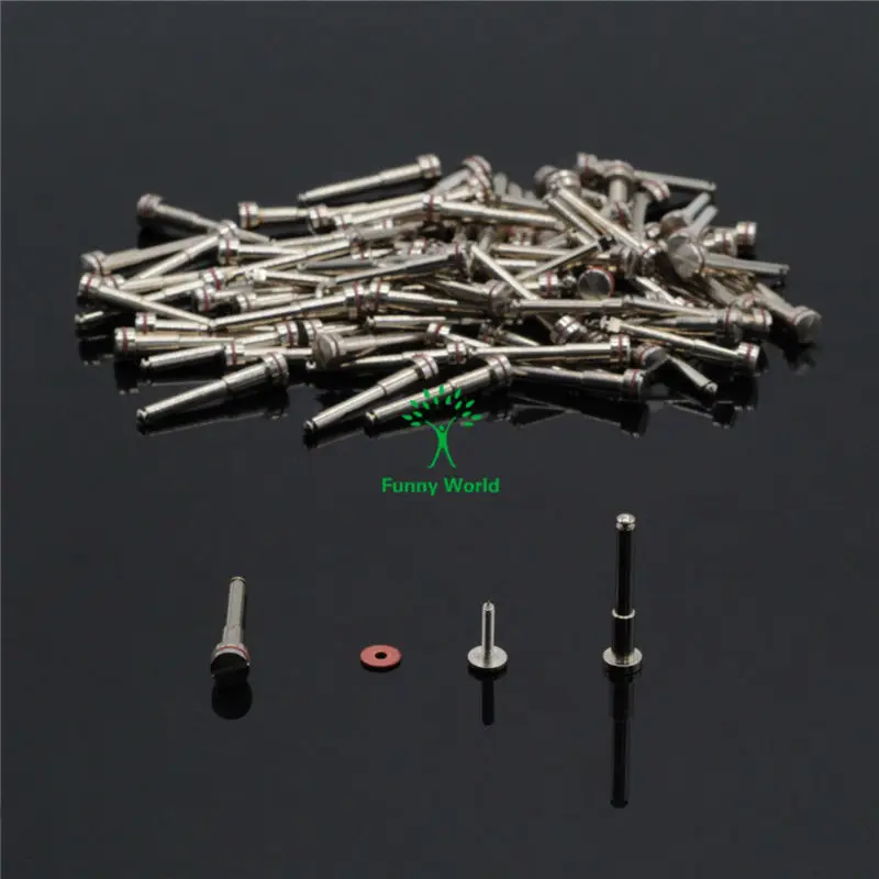 100Pc 2.35mm Dental Lab Polishing Shank Mandrel Clip Latch Type Instrumen ( Length: 22mm )