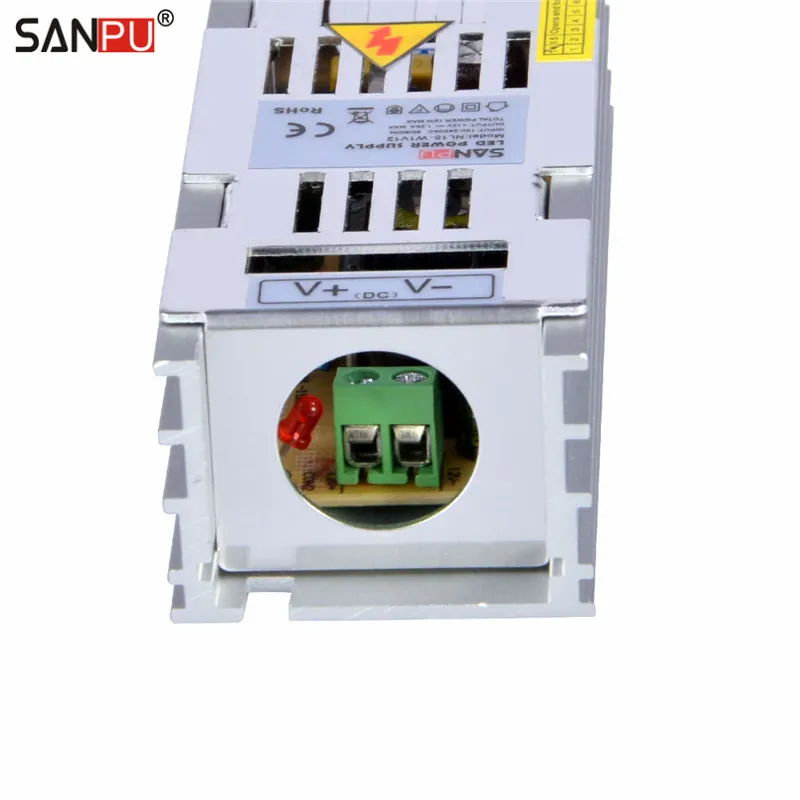 SANPU SMPS 12V 15W LED Power Supply 10W Constant Voltage Switch Driver Single Output 110V 220V AC-DC Lighting Transformer Indoor