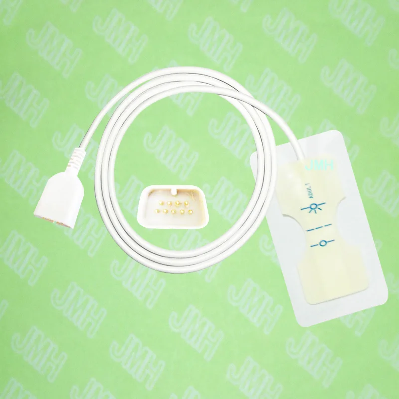 Compatible DB9 pin Nihon Kohden Pulse Oximeter monitor the Adult disposable SPO2 sensor(White Foam),5 pcs.