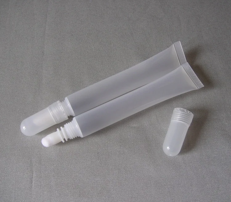 

50PCS 10ML new cosmetic tubes ,portable lip gloss tube ,lip lines compact easy to squeeze the hose without distortion