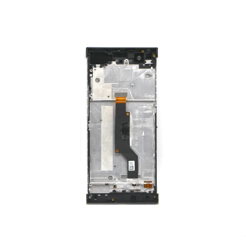 Tela de toque 5.0 polegadas para sony xperia xa1 xa 1 g3116 g3121 g3123 g3125 g3112 moldura de montagem e digitalização de lcd