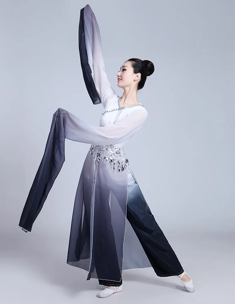 Nuovi vestiti di danza classica di alta qualità 2019 costumi vestiti femminili stile di pittura cinese abbigliamento moderno per spettacoli di danza