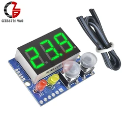 DC 0-100V LED Digital Voltmetro Cicalino di Allarme Indicatore di Batteria 5V 12V 24V Tester di Tensione tester di Alimentazione Sopra la Carica Monitor