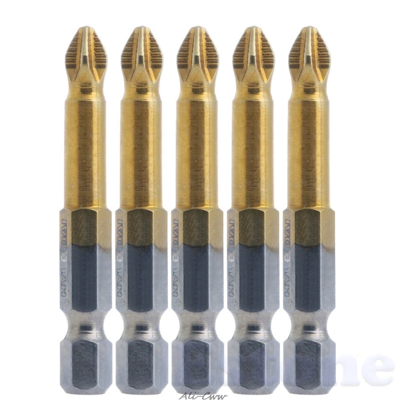 5Pcs Titanium Coated 1/4