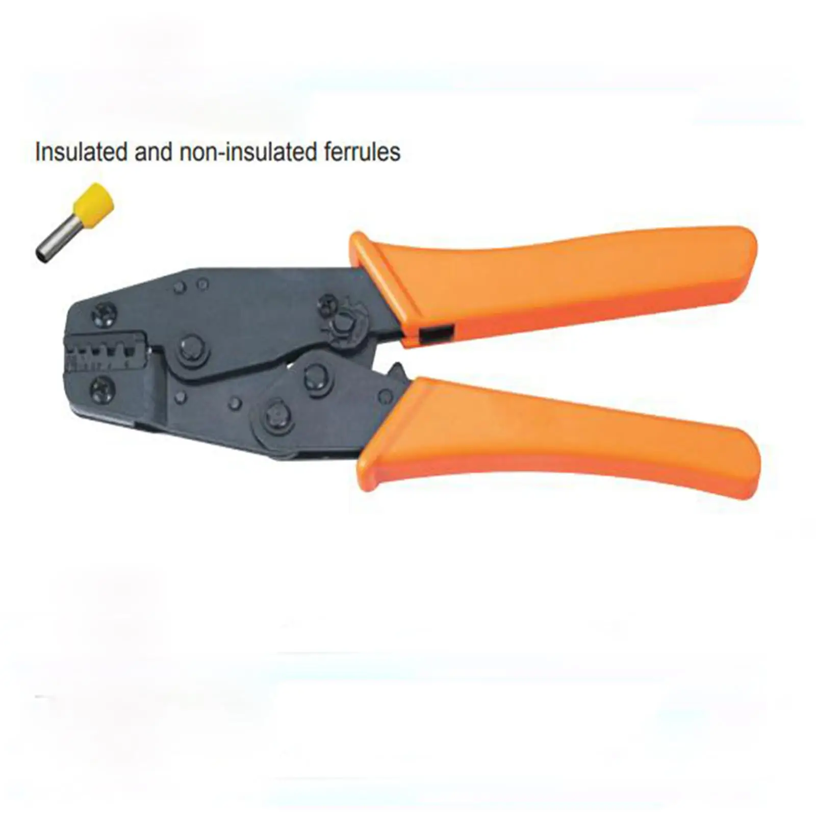 20-10AWG 0.5-6.0mm2 Insulated and Non-insulated Ferrules Ratchet Crimping Plier