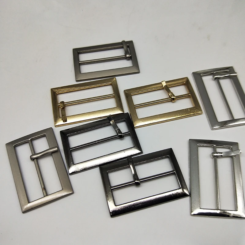 Metal Square belt buckles for shoes bag garment decoration 3 cm 4 colors Belt Buckles decoration DIY Accessory Sewing 10 pcs/lot