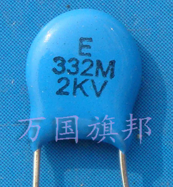 Free Delivery. High voltage ceramic capacitors 3300 p 332 0.0033 UF 40 kv 2000 v 2 yuan only