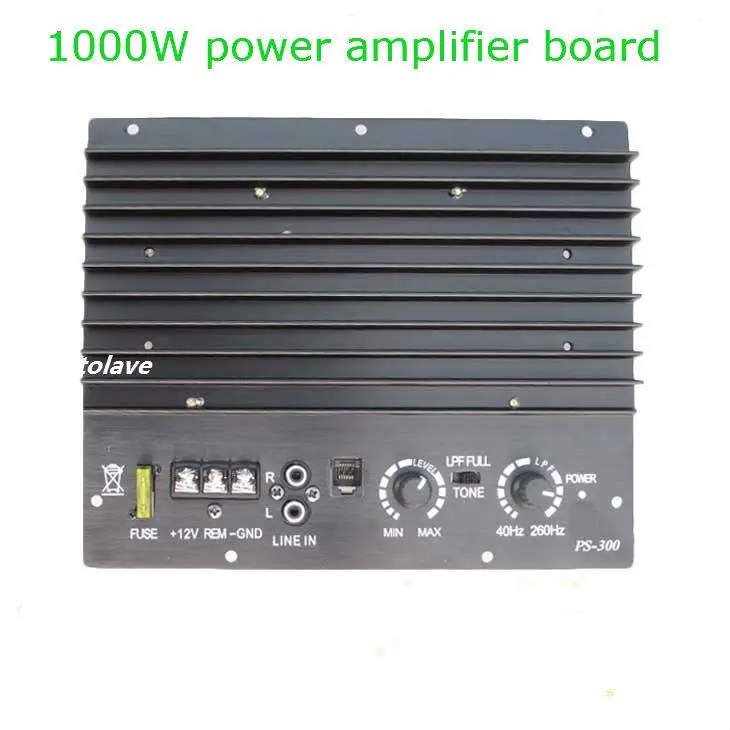 

12V 1000W big power car audio power amplifier scooter 10-inch subwoofer mainboard