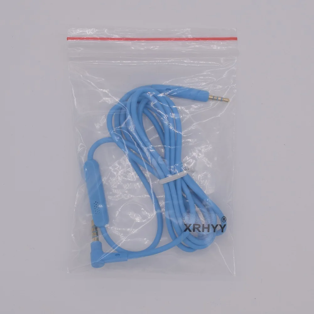 XRHYY Replacement Headphone Audio Cable Cord Line for Bose SoundTrue Soundlink QC25 QC35 OE2 Headphones (Blue MIC)