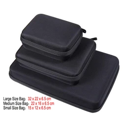 Portable Carry Case Small Medium Large Size Accessory Anti-shock Storage Bag for GoPro 12 11 10 9 8 7 6 5 4 3+ 2 SJCAM YI Camera