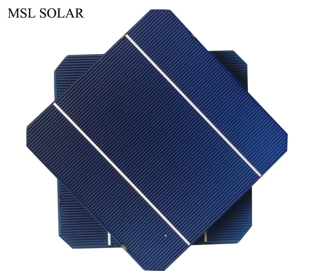 50pcs Mono Crystalline Solar Cells 125mm x 125mm A Grae 20% High Efficiency For Diy 12V or 24V Mono Solar Panel