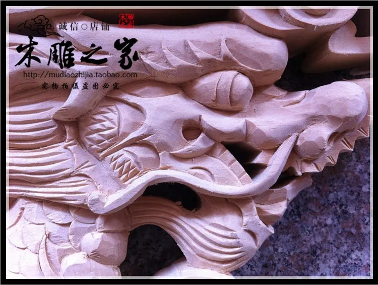 Dongyang woodcarving manual kylin ancient architecture component bracket corbel beam pad 30*50 home entrance wood trim