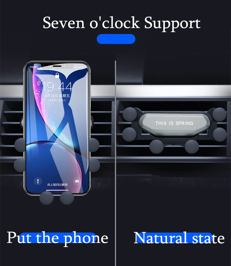 Better Protect Universal Car Phone Holder Gravity Stand For Phone in Car Stand No Magnetic For iPhone X 7 Xs 8 Samsung Support